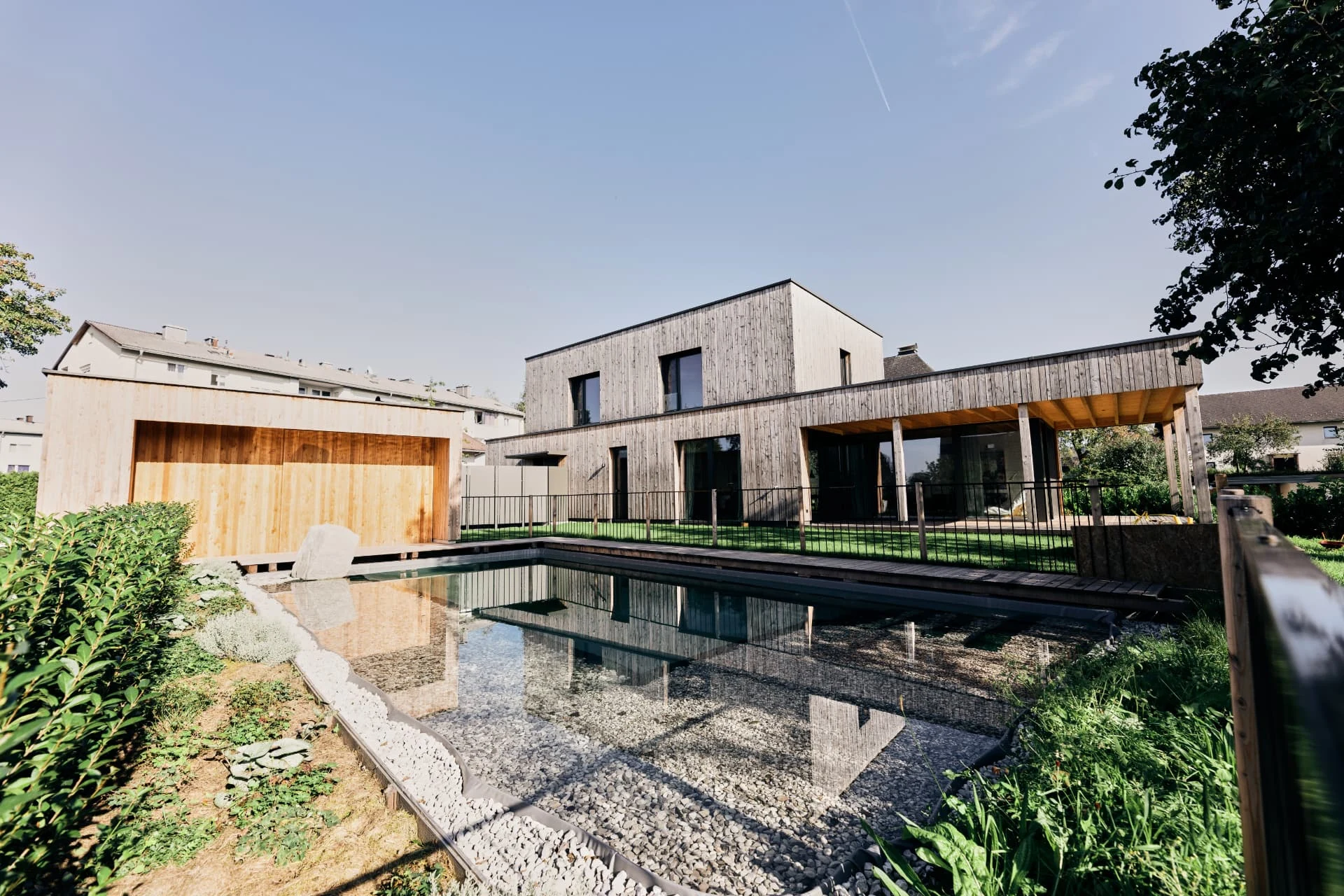Zuhause aus Holz materials