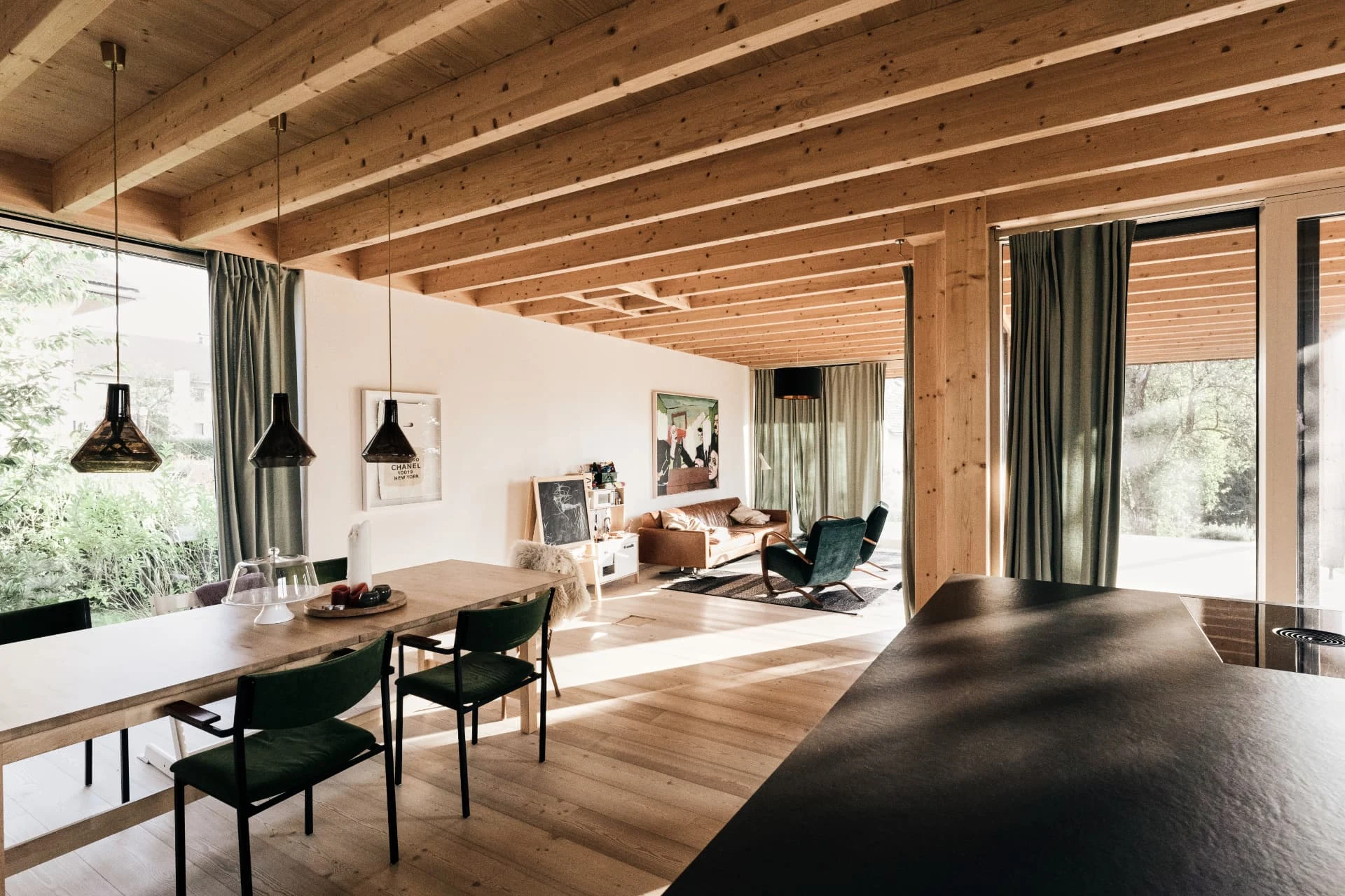 Zuhause aus Holz overview